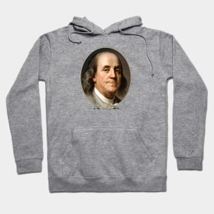 Benjamin Franklin Portrait Fanart Hoodie